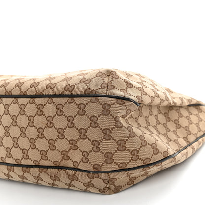 Gucci Monogram Large New Ladies Web Hobo Dark Brown 9 of 11