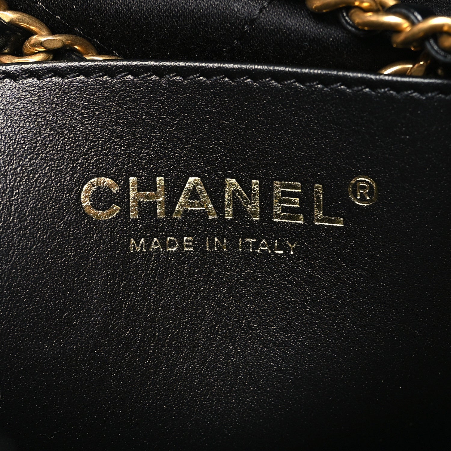 Chanel Shiny Calfskin Quilted Mini Chanel 22 Black 6 of 11