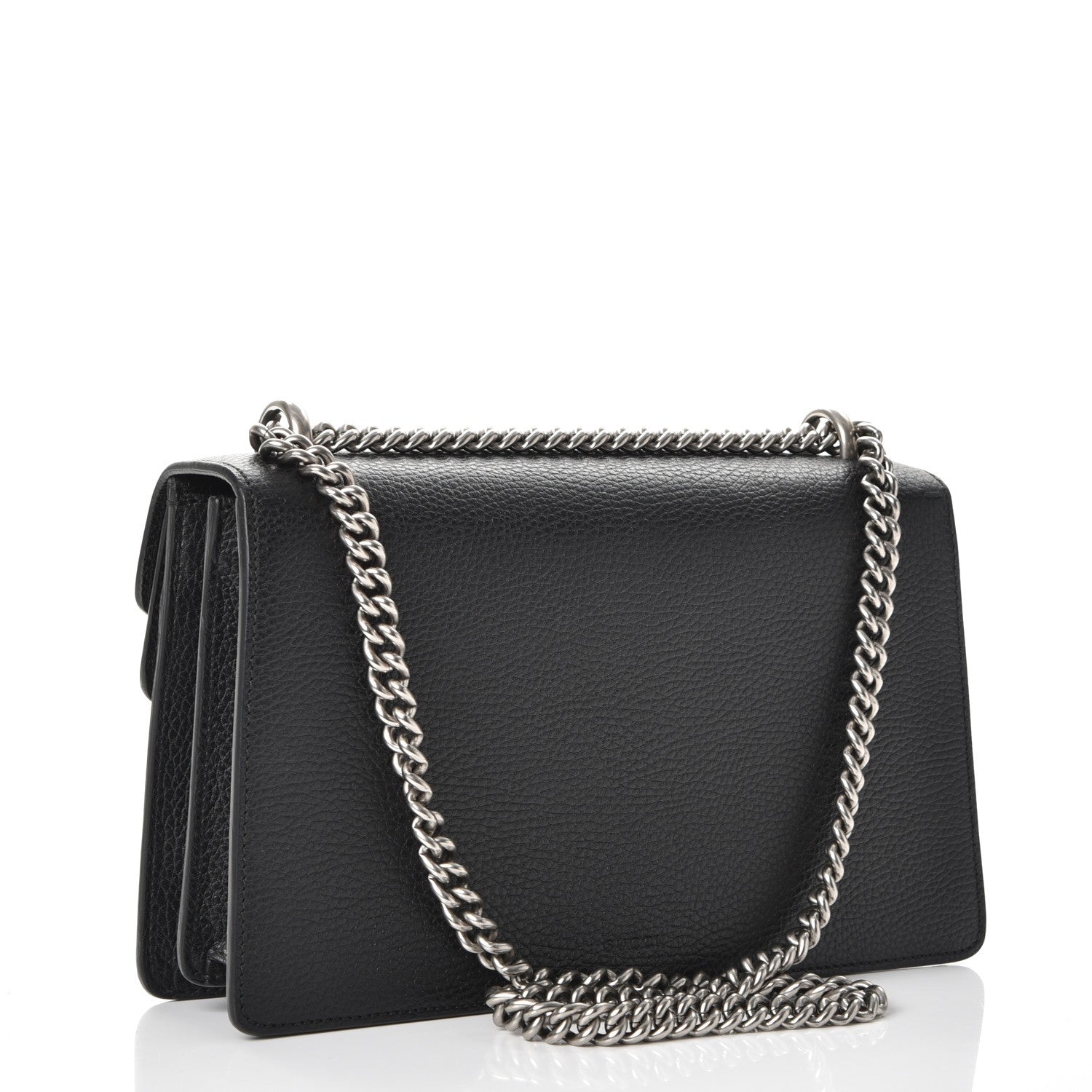 Gucci Pebbled Calfskin Small Dionysus Shoulder Bag Black 4 of 10