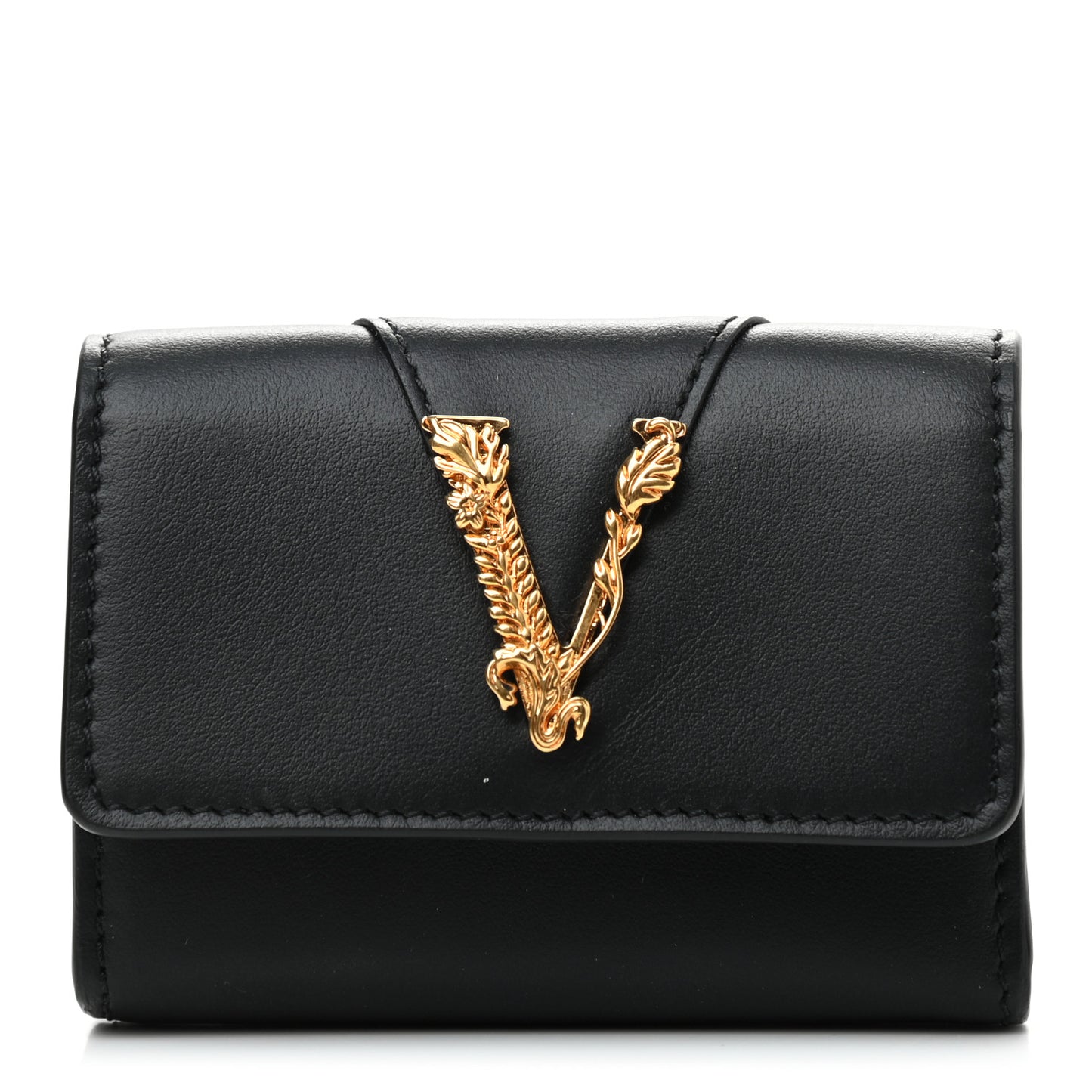 Nappa Barocco Virtus Coin Purse Black