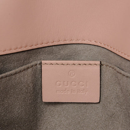Gucci Calfskin Matelasse Mini GG Marmont Shoulder Bag Perfect Pink 6 of 7
