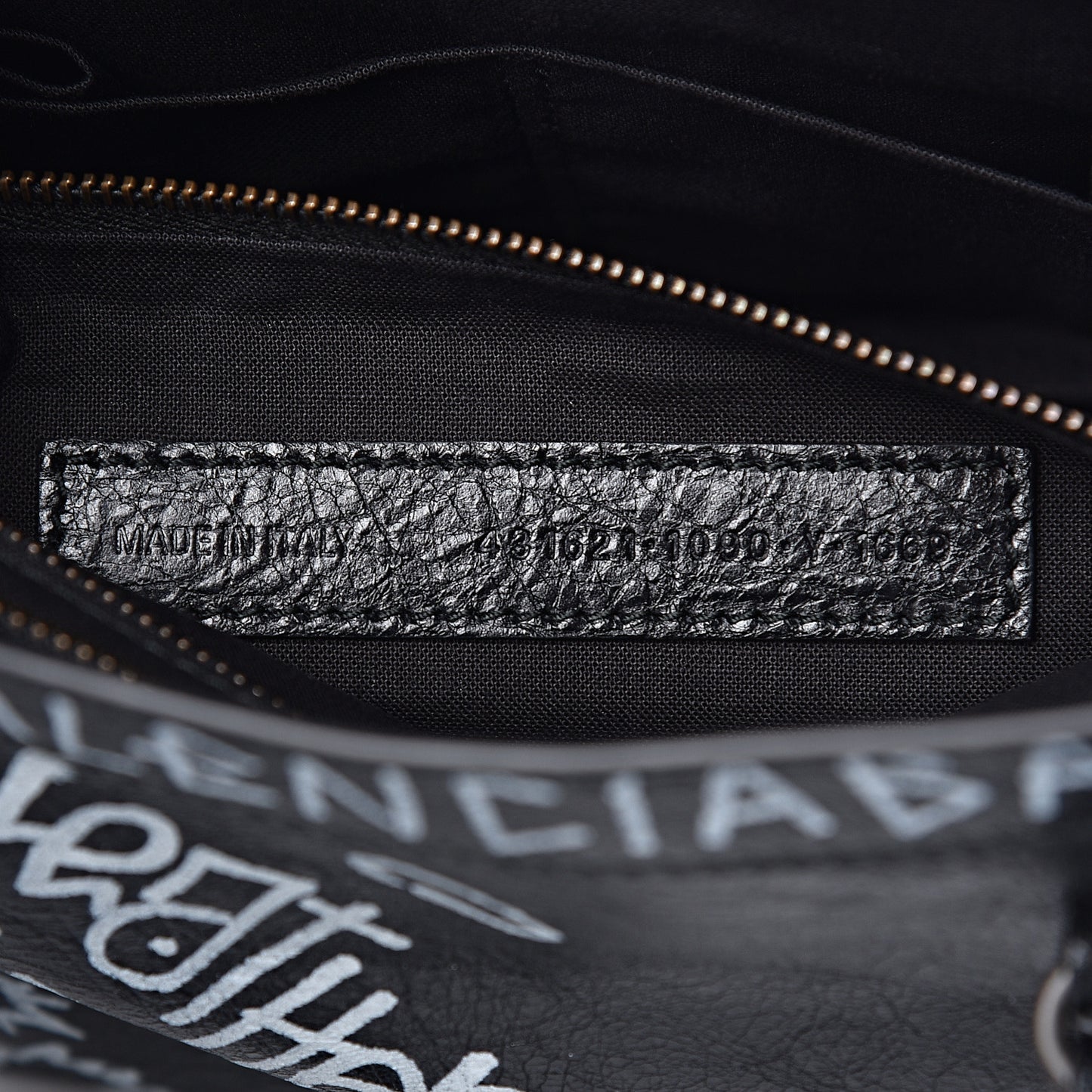 Agneau Classic Hardware Graffiti All Over S City Black