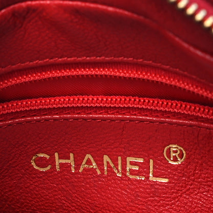 Chanel Lambskin Quilted Tassel Camera Case Red 6 of 12