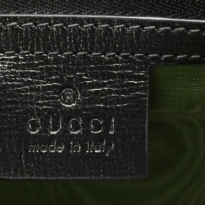 Gucci Textured Calfskin Medium Torchon GG Ring Shoulder Bag Black 6 of 9
