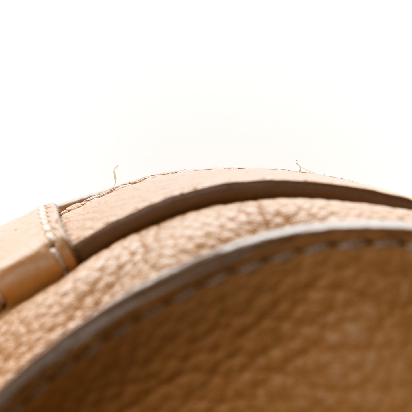 Calfskin Medium Marcie Round Crossbody Bag Milky Coffee
