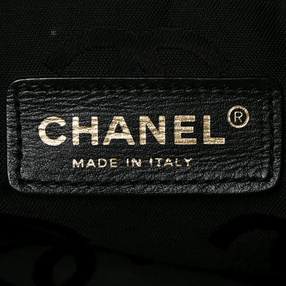 Chanel Straw Raffia Tote Black 6 of 11