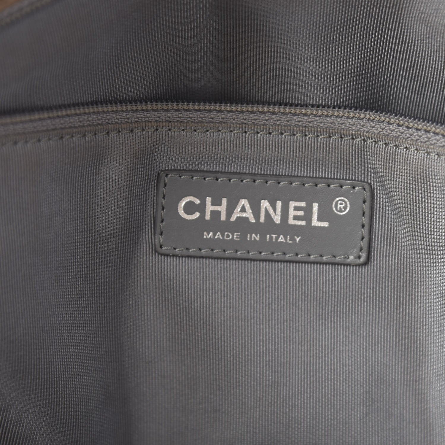Chanel Calfskin Cerf Executive Shopper Tote Beige 10 of 16