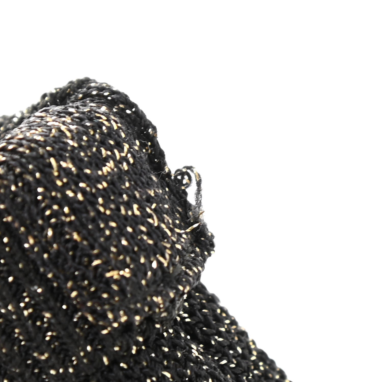 Balenciaga Knit Metal Womens Speed Sneakers 36 Black Gold 8 of 8