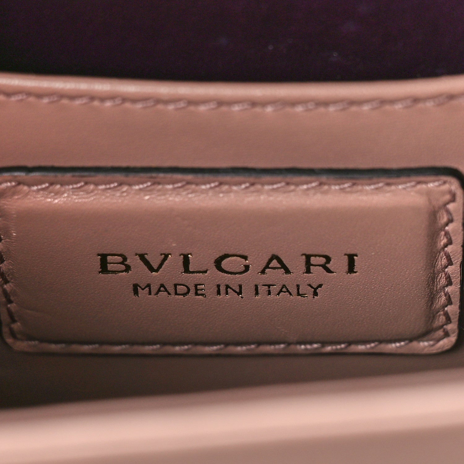 Bulgari Calfskin Scaglie Studs Serpenti Forever Crossbody Desert Quartz 6 of 7