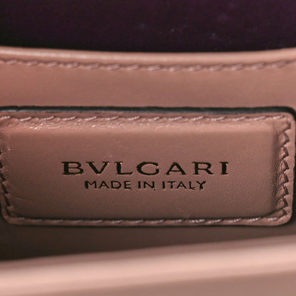 Bulgari Calfskin Scaglie Studs Serpenti Forever Crossbody Desert Quartz 6 of 7