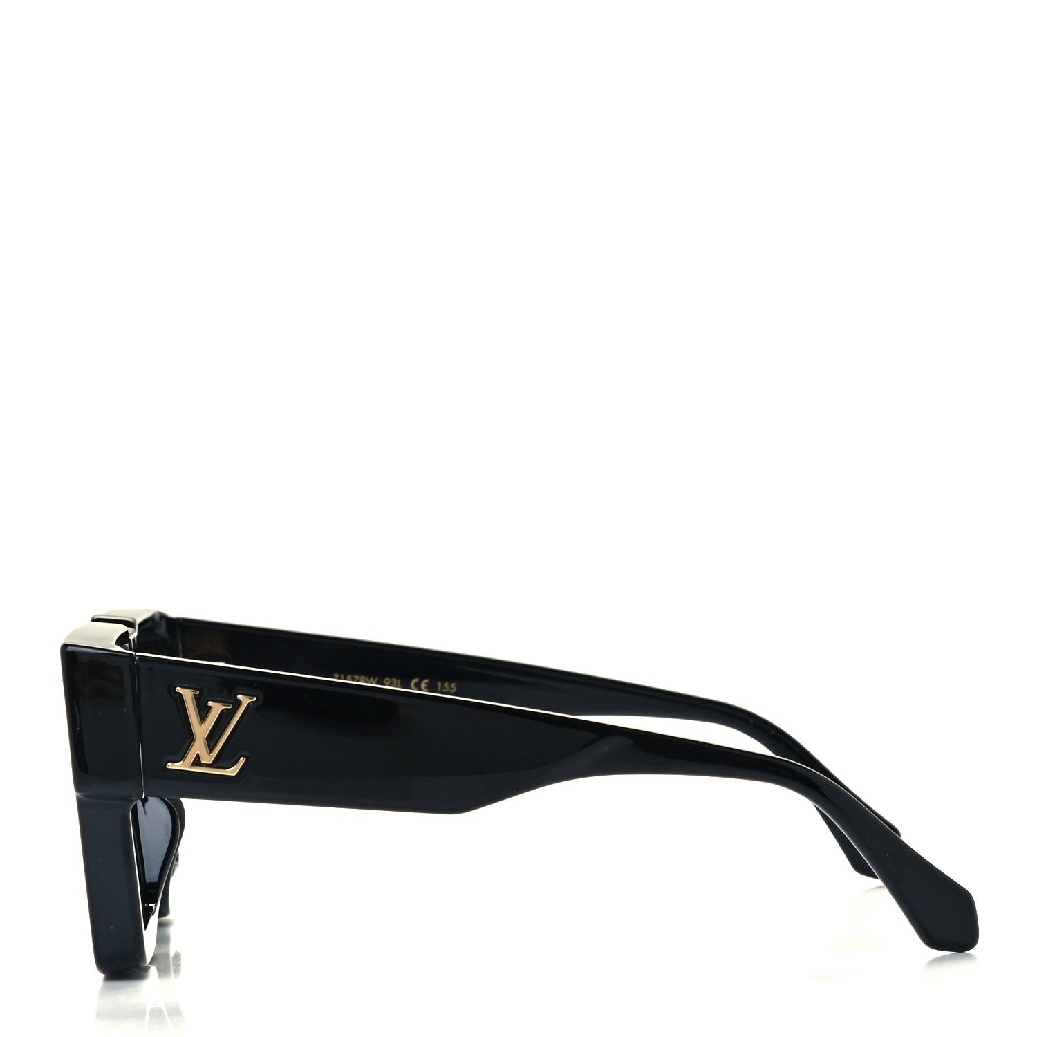 Louis Vuitton Acetate Swarovski Crystal Cyclone Sunglasses Z1578W Black 3 of 8