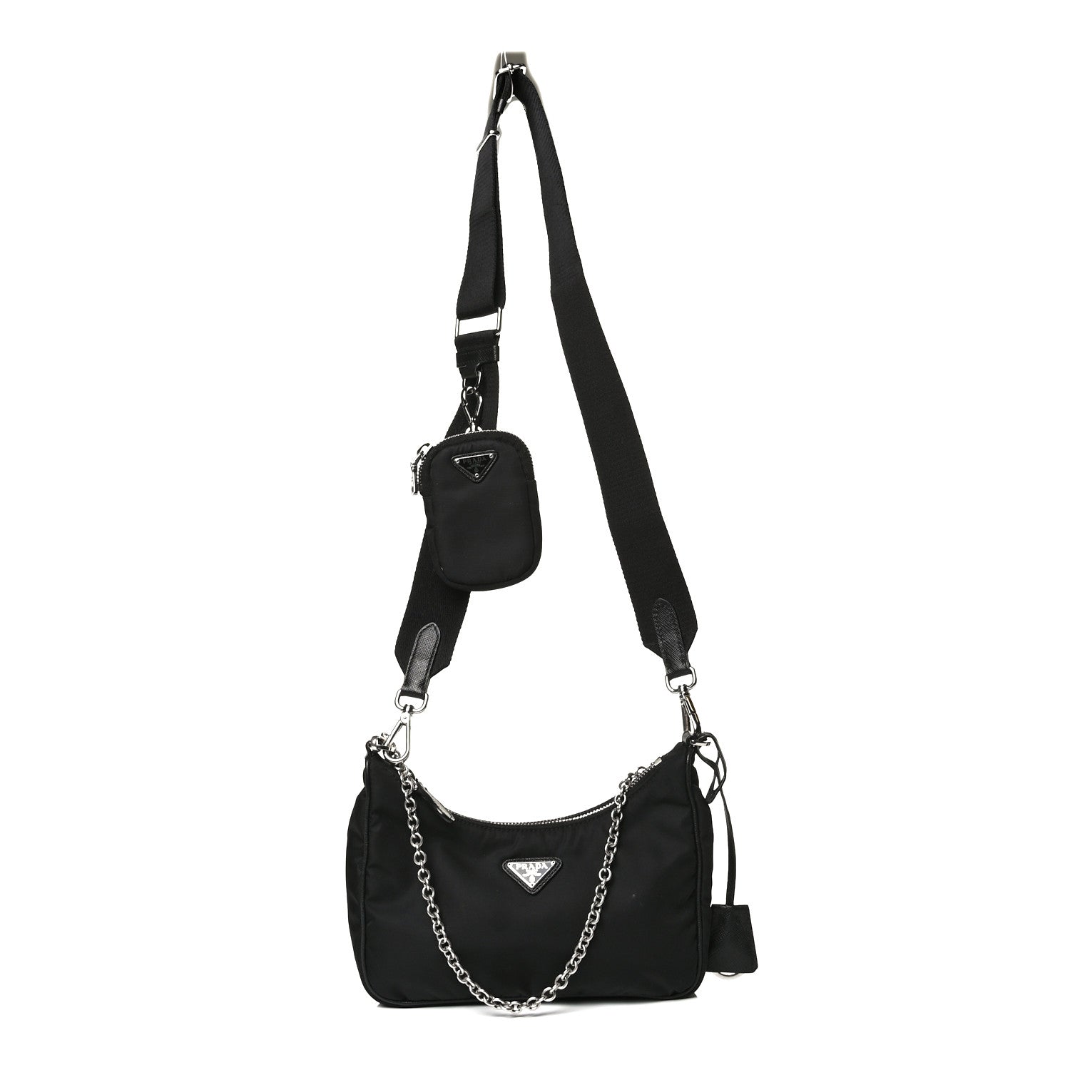 Prada Nylon Re-Edition 2005 Shoulder Bag Black 1 of 15