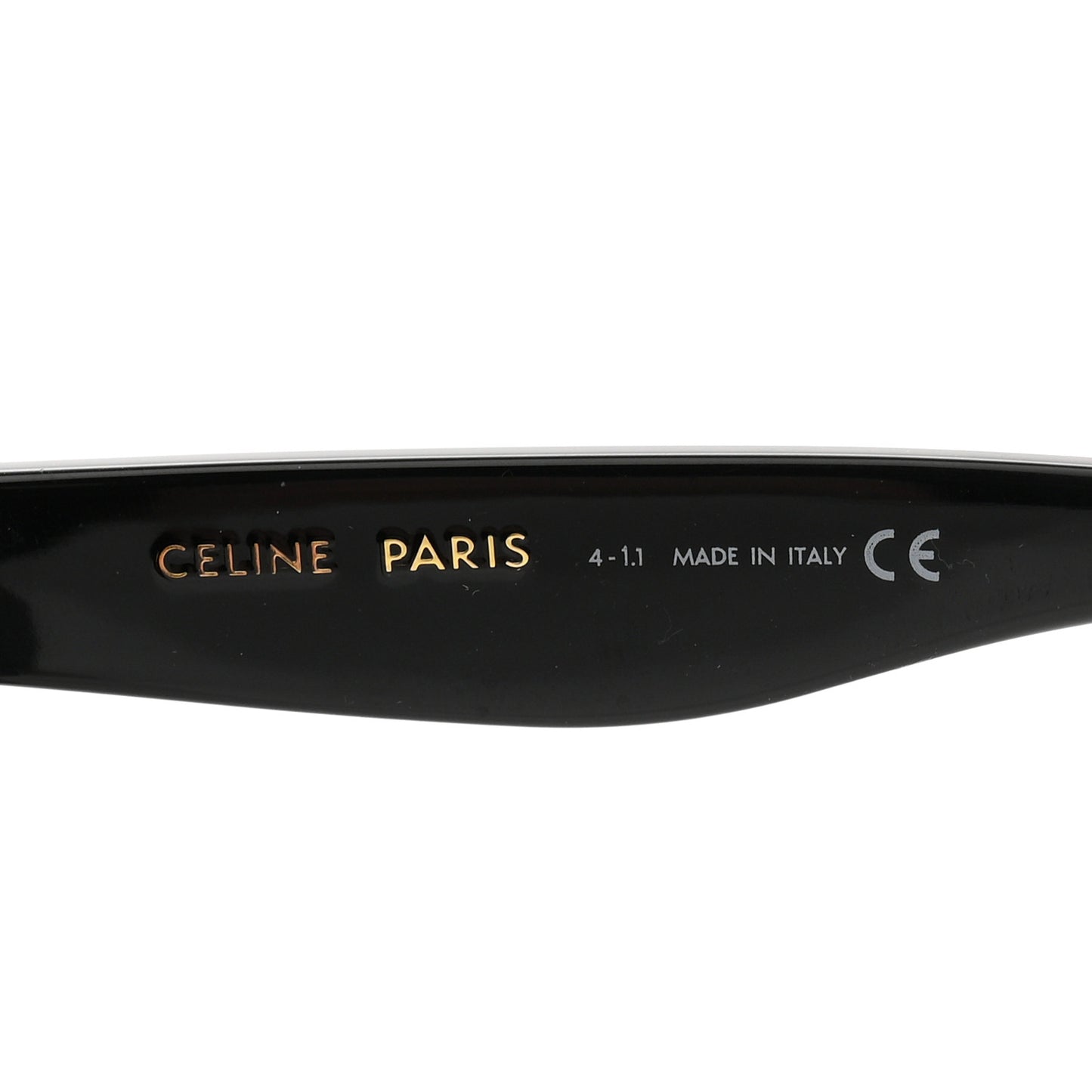 Oversized Round Sunglasses CL4005FN Black
