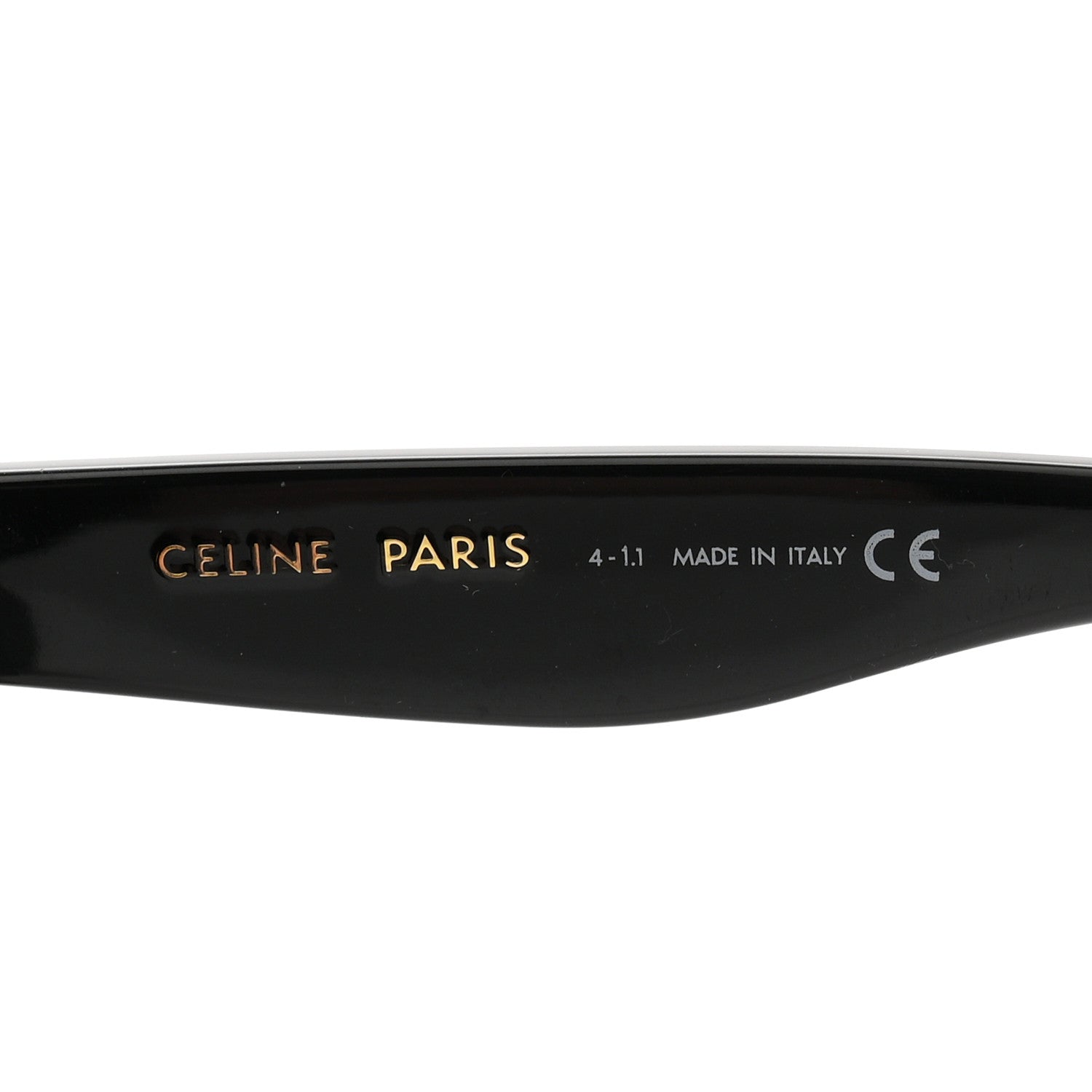 Celine Oversized Round Sunglasses CL4005FN Black 5 of 7