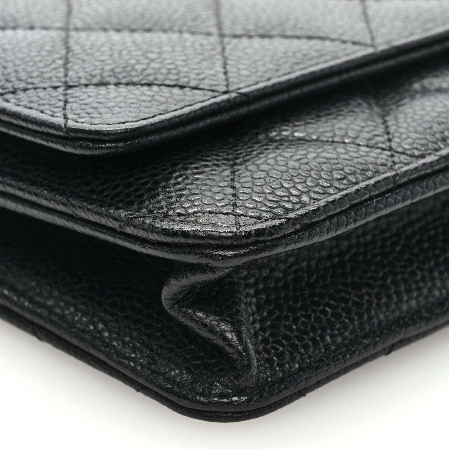 Chanel Caviar Quilted Wallet on Chain WOC Black 8 of 9
