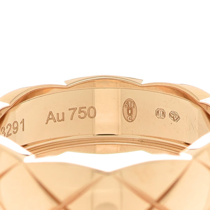 Chanel 18K Yellow Gold Small Coco Crush Ring 52 6 4 of 7