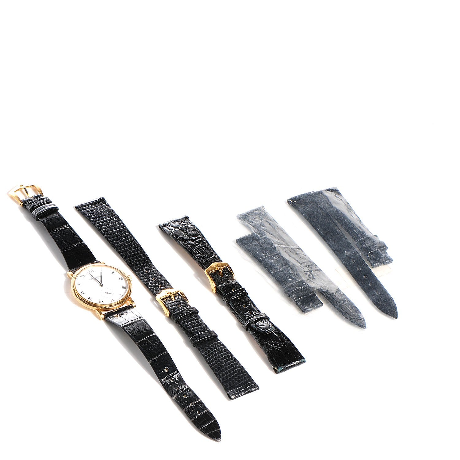 Patek Philippe 18K Yellow Gold Alligator 33mm Calatrava Manual Winding Watch 3919R 4 of 9