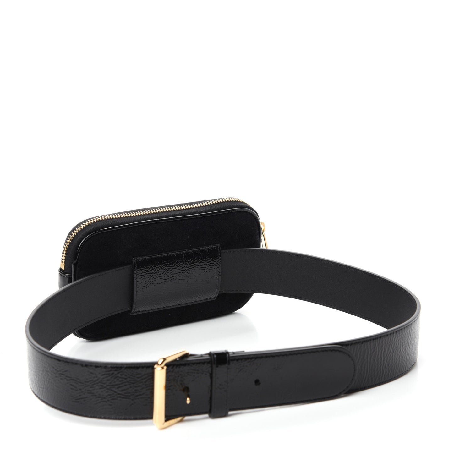 Suede Patent Ophidia Belted iPhone Case 85 34 Black