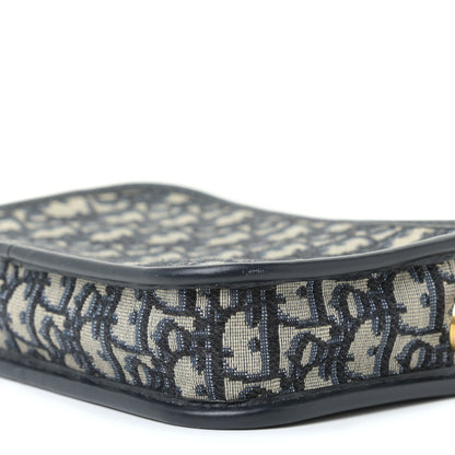 Christian Dior Oblique Diorquake Clutch Blue 7 of 13