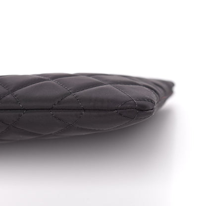 Chanel Nylon Quilted Medium Cosmetic Case Black 6 of 12