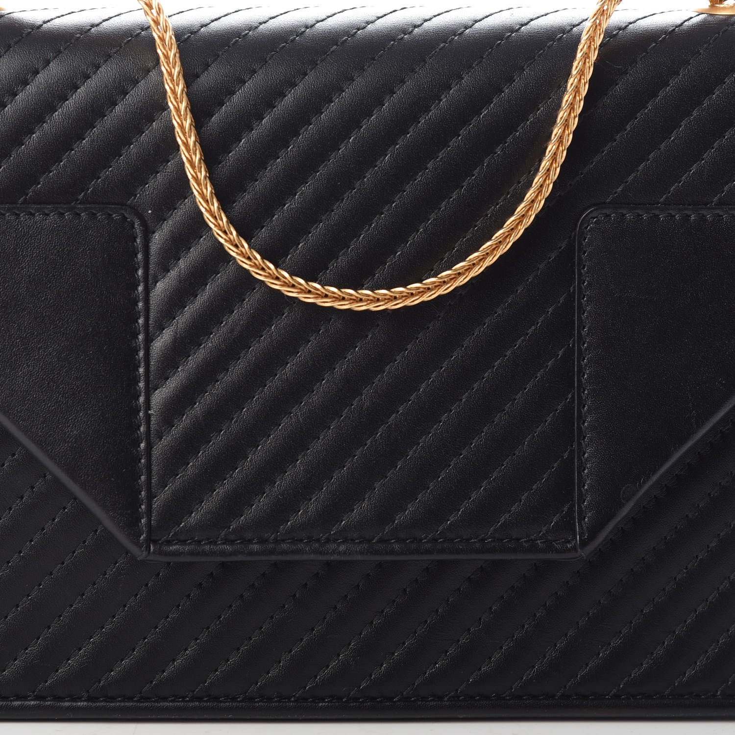 Saint Laurent Calfskin Matelasse Small Betty Black 7 of 9