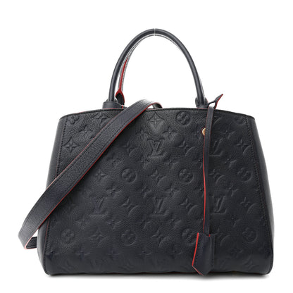 Louis Vuitton Empreinte Montaigne MM Marine Rouge 1 of 13