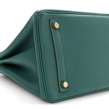 Hermes Togo Birkin 30 Malachite 9 of 11