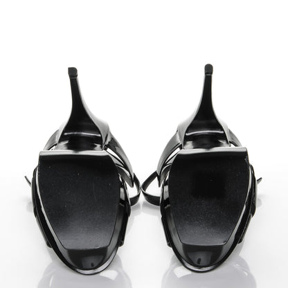 Saint Laurent Patent Tribute 105 Platform Sandals 40 Black 5 of 9