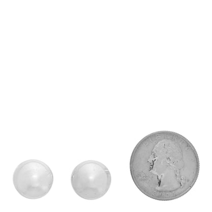Tiffany Sterling Silver 14mm HardWear Ball Earrings 2 of 4