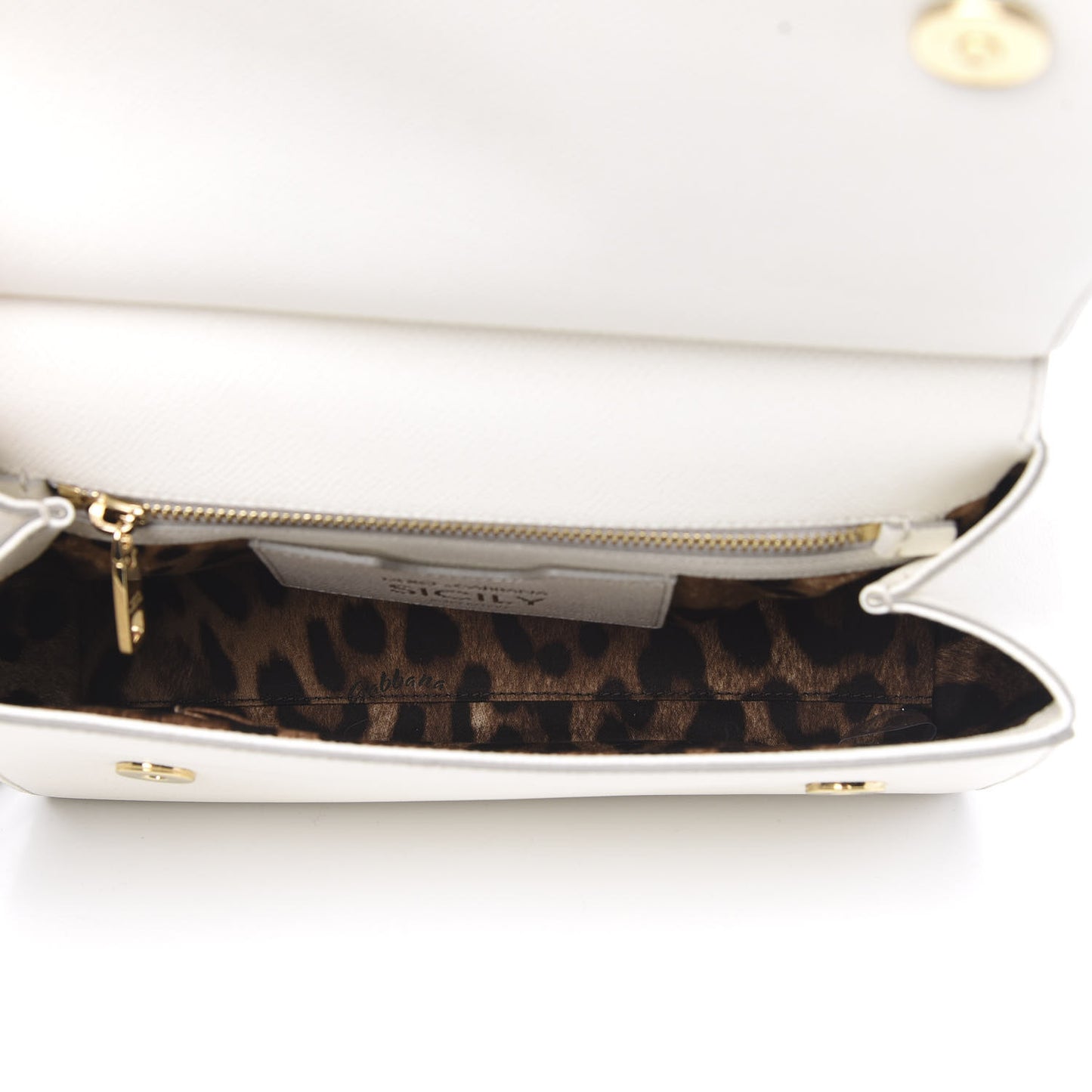 Dauphine Medium Miss Sicily Satchel White