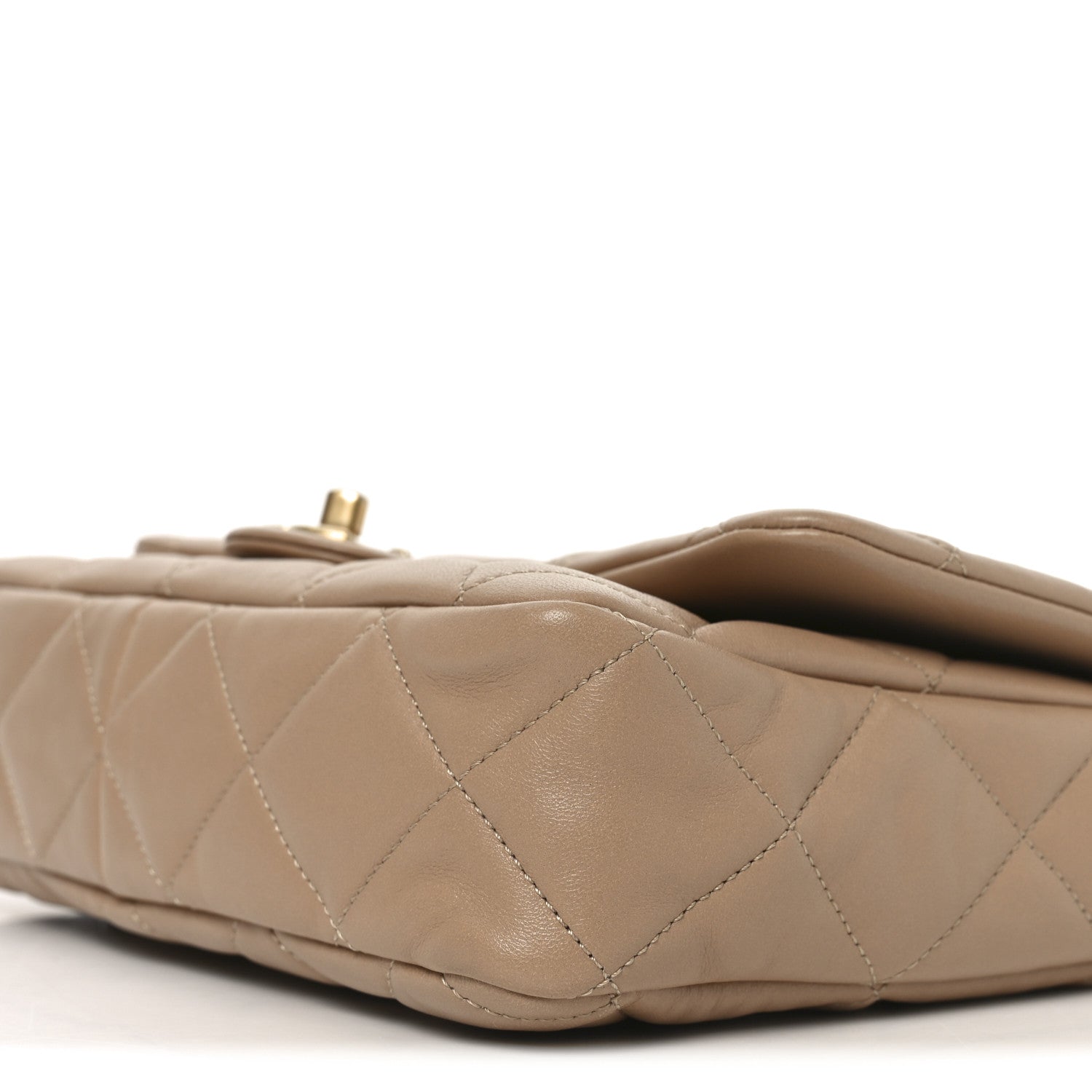 Chanel Lambskin Quilted Large CC Funky Town Flap Beige 10 of 10