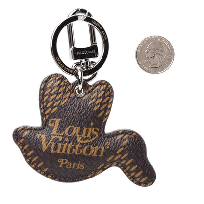 Louis Vuitton X NIGO Damier Ebene Mountain Duck Bag Charm Key Holder 2 of 3