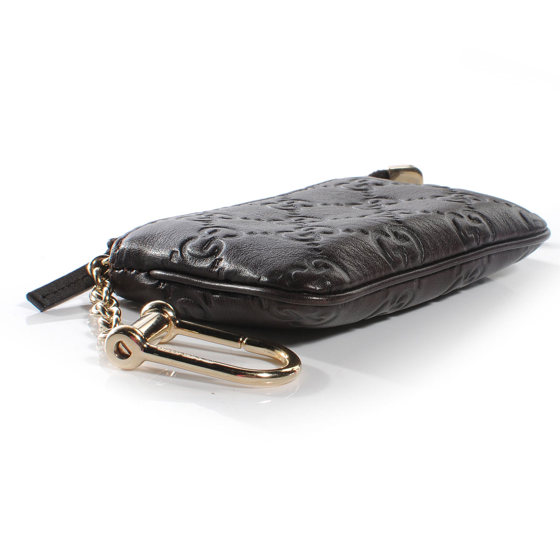 Gucci Guccissima Key Case Chocolate 4 of 8