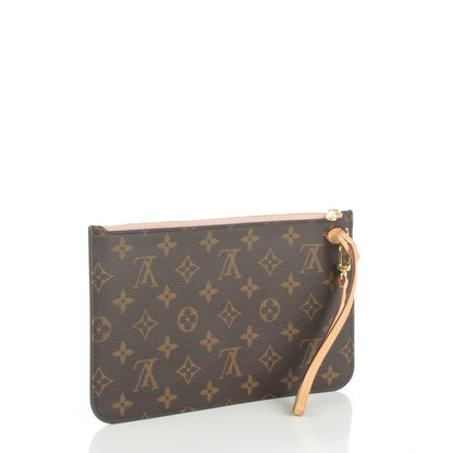 Louis Vuitton Monogram Neverfull MM GM Pochette Rose Ballerine 3 of 7