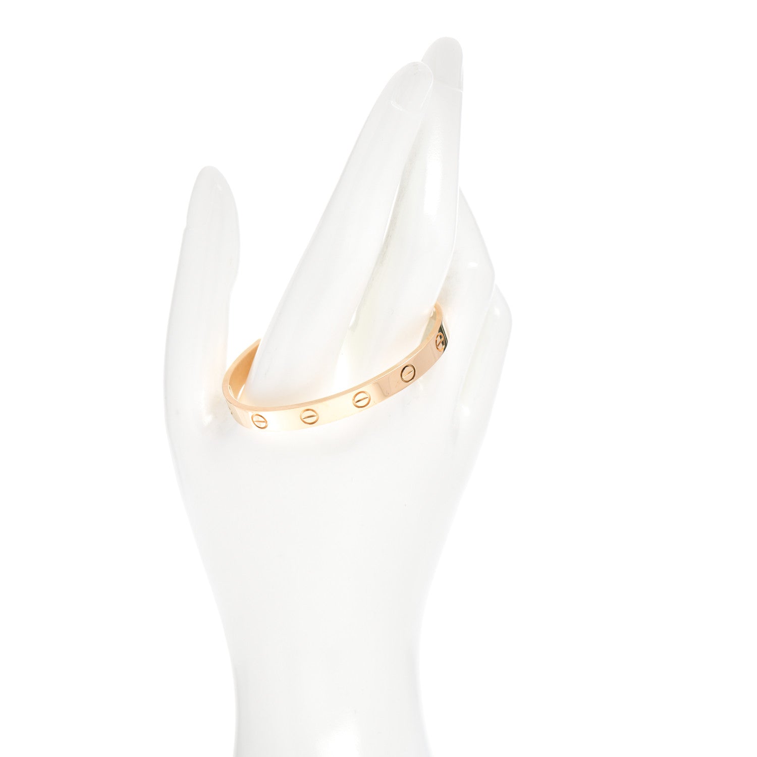 Cartier 18K Yellow Gold LOVE Cuff Bracelet 16 2 of 5