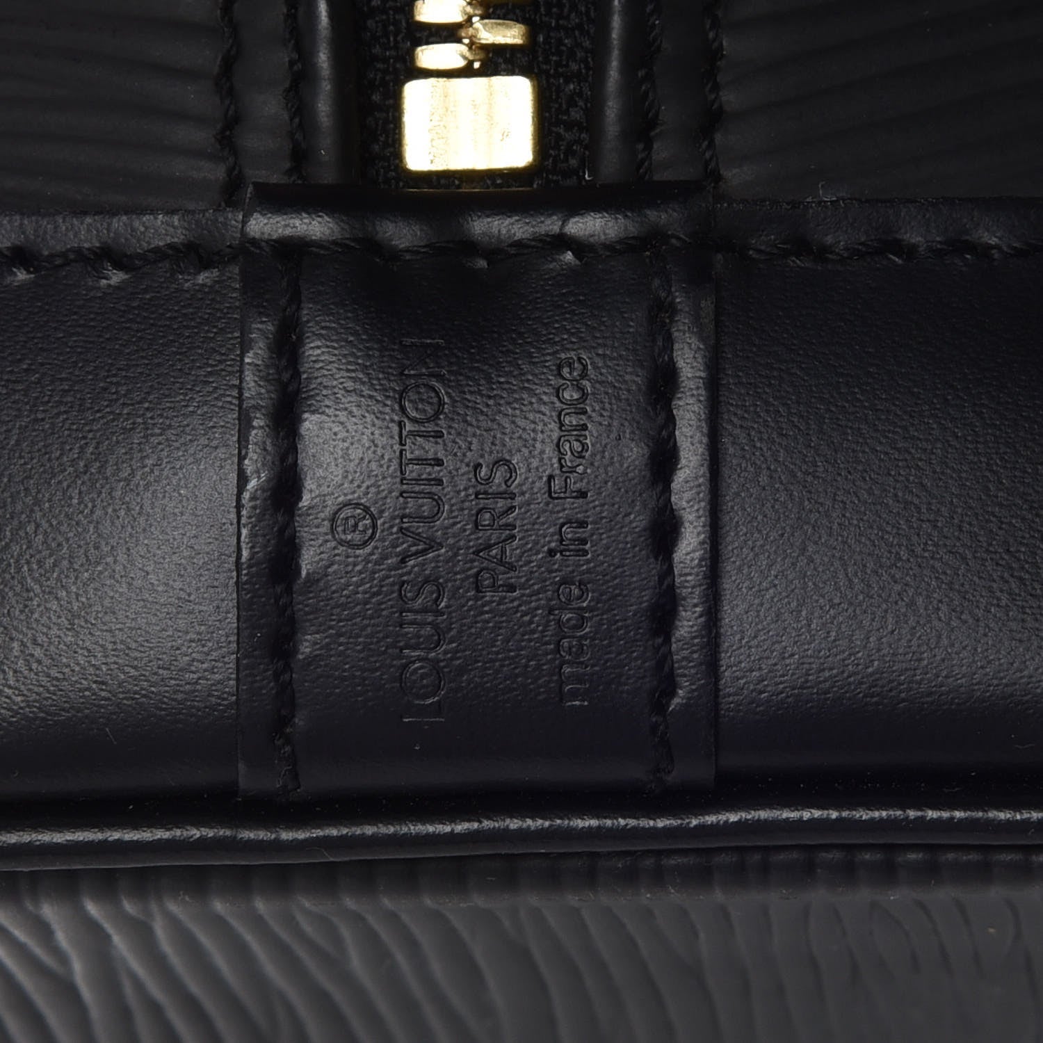 Louis Vuitton Epi Alma PM Black 8 of 15