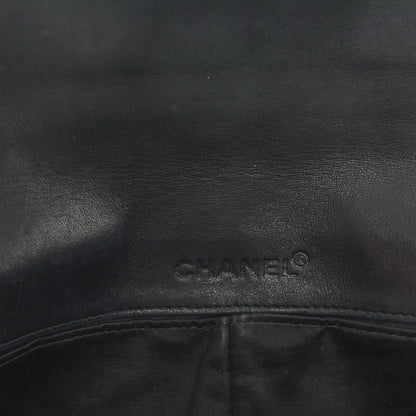 Chanel Lambskin Quilted East West Chocolate Bar Flap Black 6 of 9