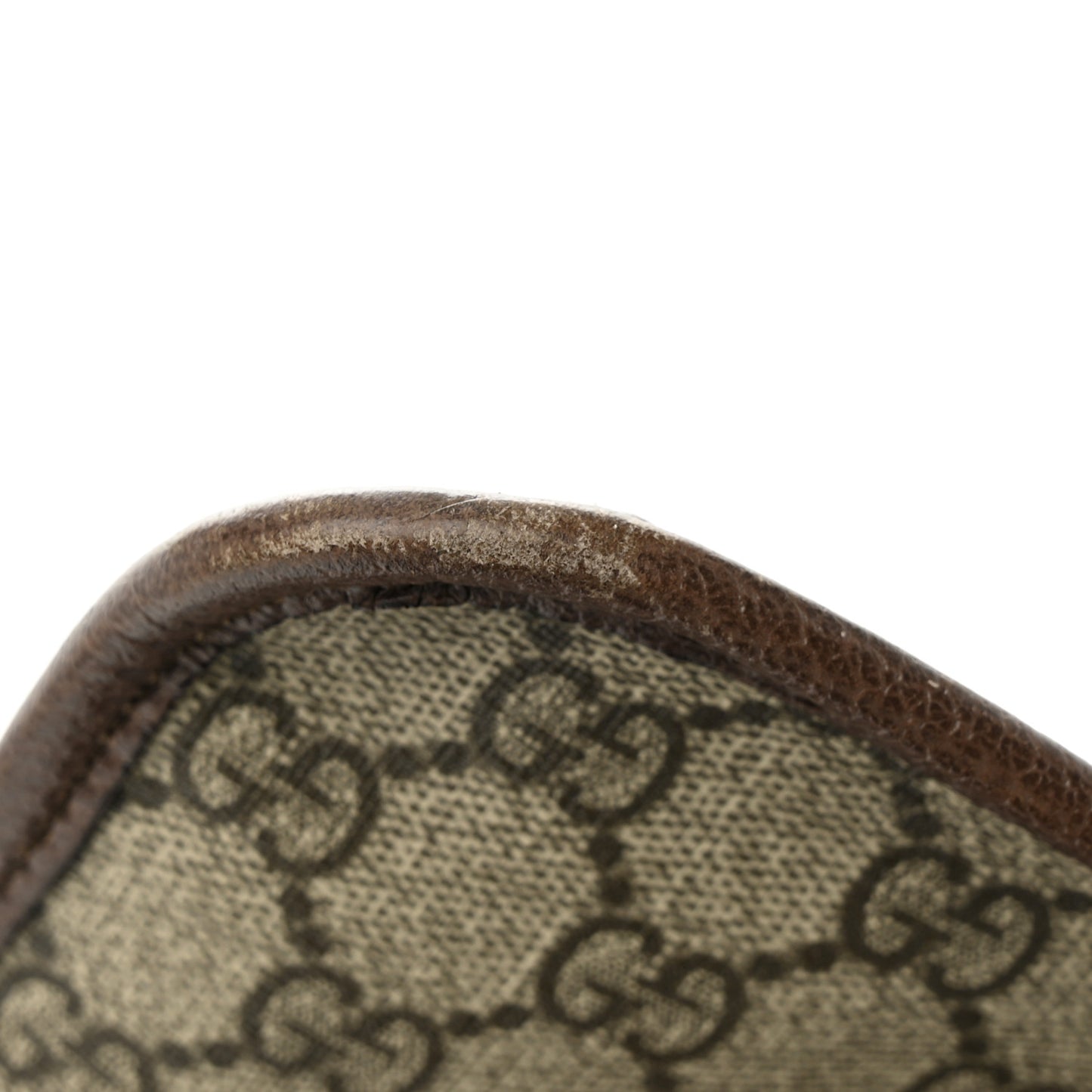 GG Supreme Monogram Neo Vintage Web Belt Bag Brown