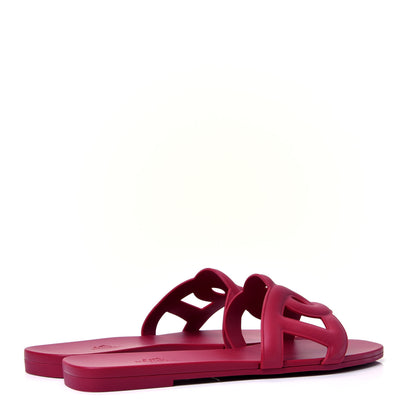 Hermes Rubber Aloha Sandals 38 Rose Baie 3 of 10