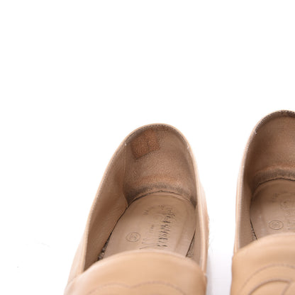 Chanel Lambskin CC Espadrilles 42 Beige Black 16 of 21