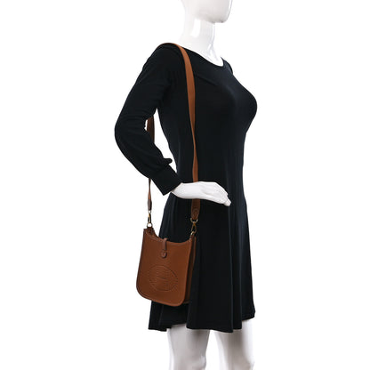 Hermes Taurillon Clemence Evelyne TPM Gold 2 of 10