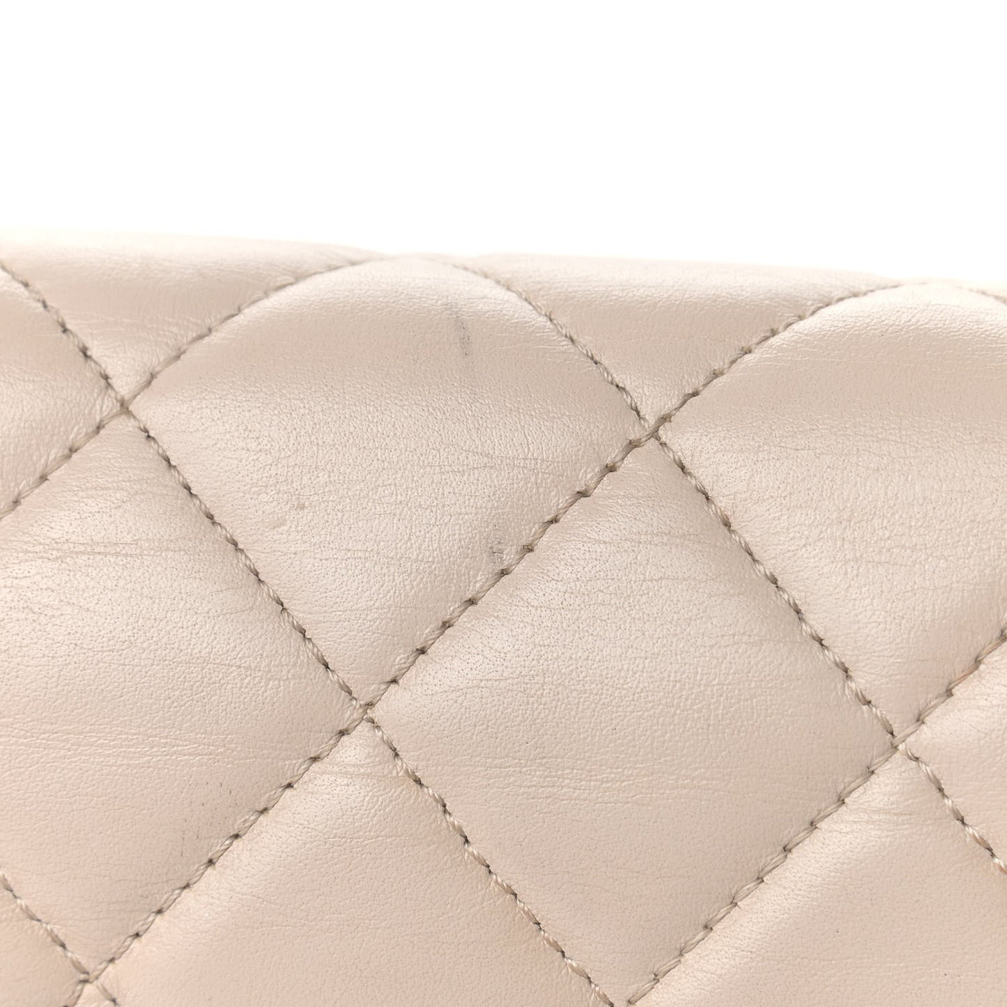 Calfskin Ombre Quilted Large Boy Flap Grey Beige
