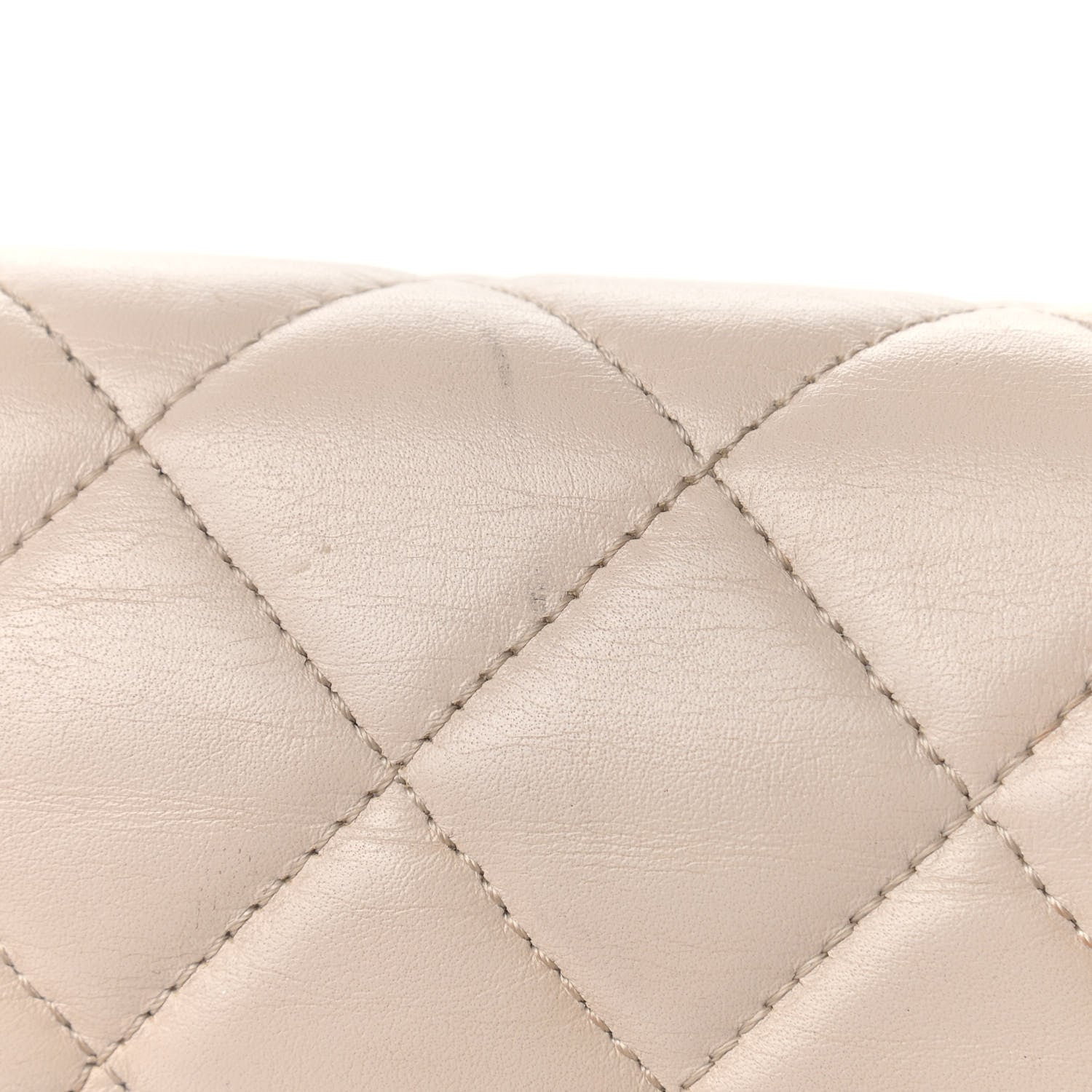 Chanel Calfskin Ombre Quilted Large Boy Flap Grey Beige 21 of 21