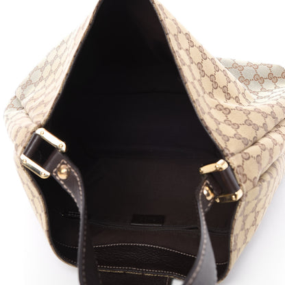 Gucci Monogram Large New Ladies Web Hobo Dark Brown 5 of 12