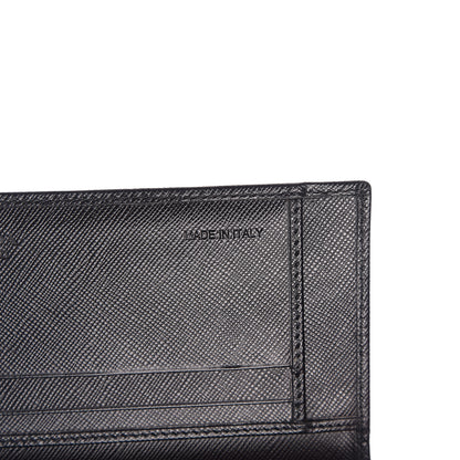 Prada Saffiano Oro Card Holder Black 5 of 8