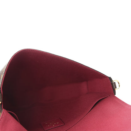 Louis Vuitton Monogram Pochette Felicie Chain Wallet Fuchsia 5 of 10