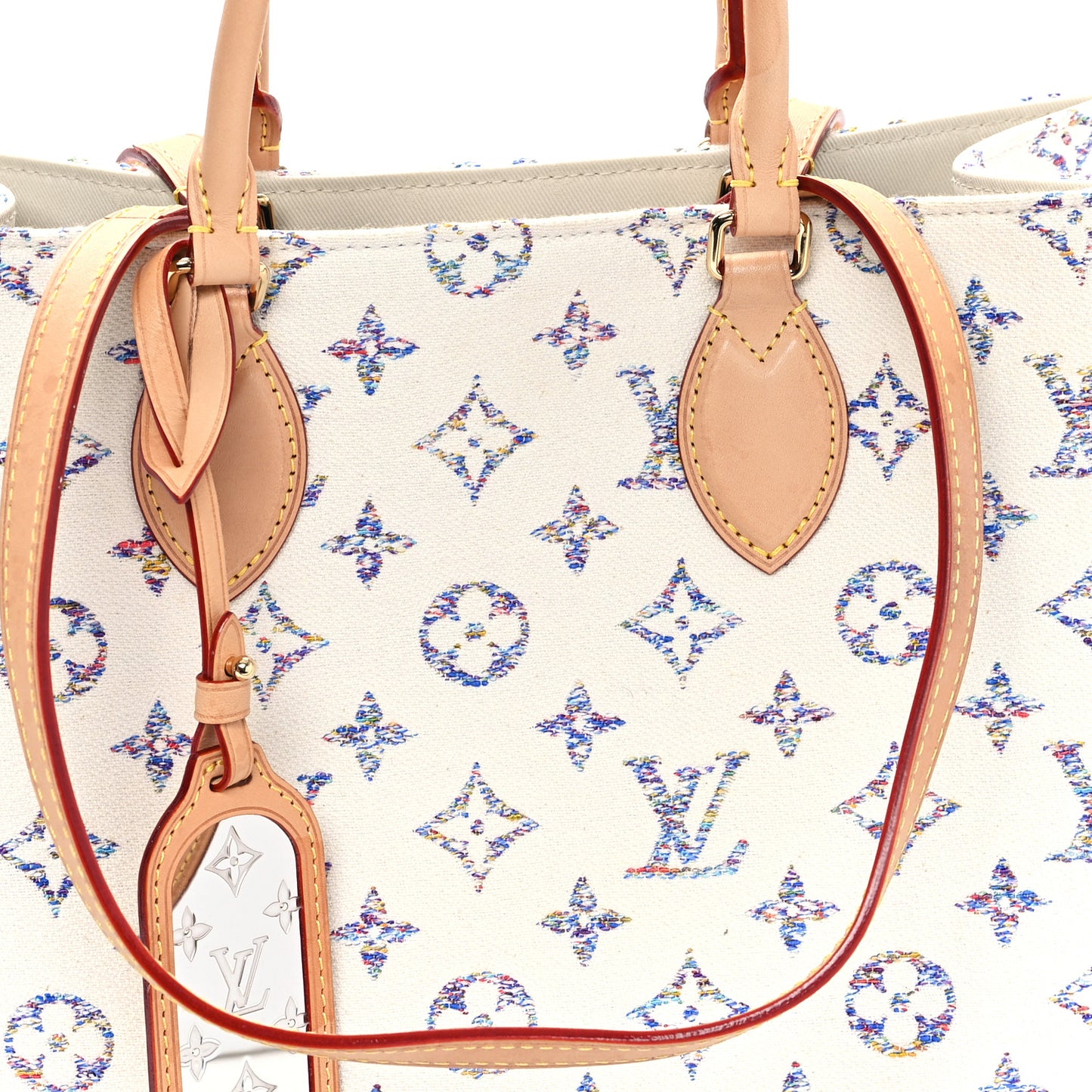 Monogram Jacquard Nautical Onthego MM Multicolor Beige