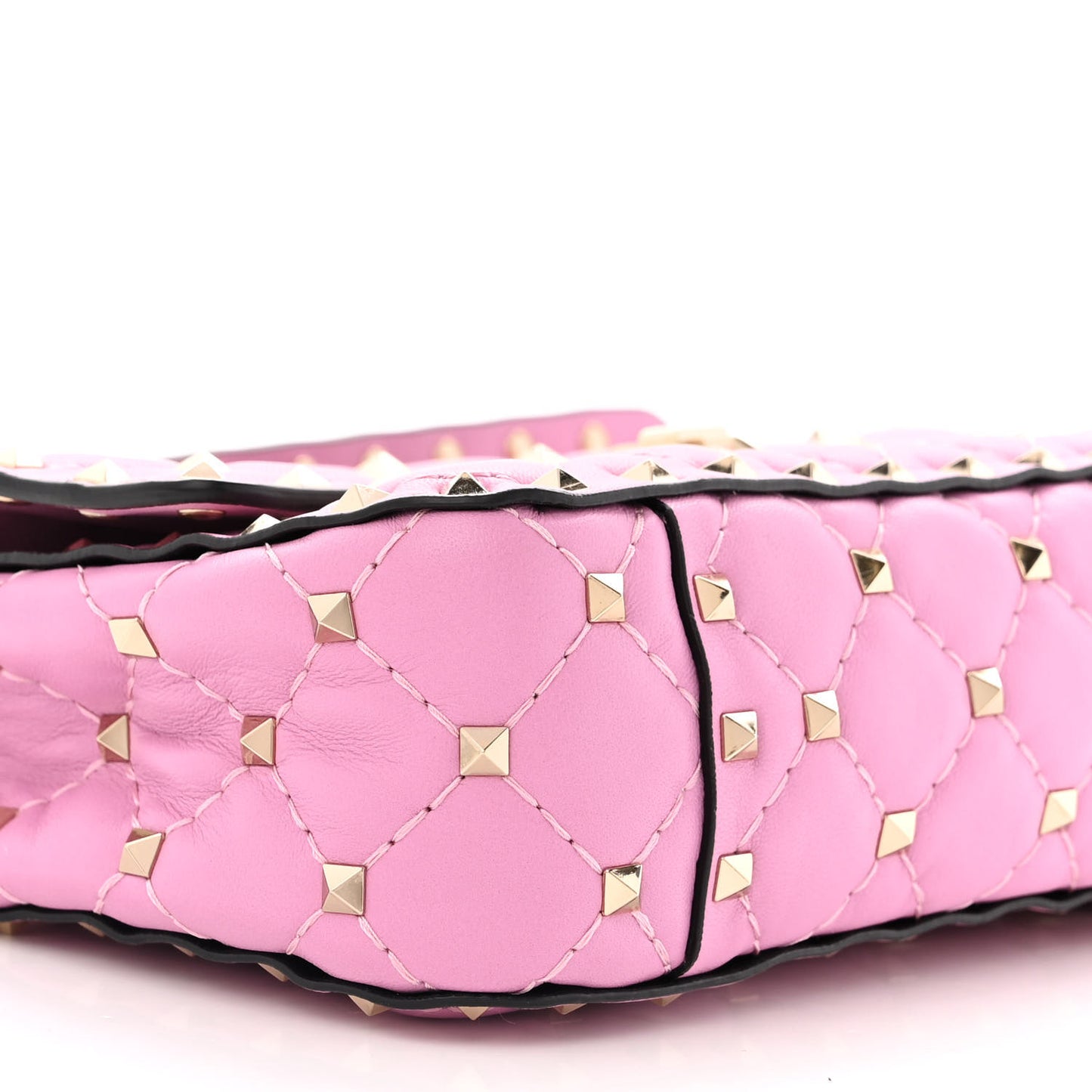 Nappa Small Rockstud Spike Shoulder Bag Giacinto