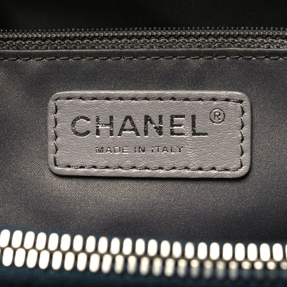 Chanel Caviar Quilted Grand Shopping Tote GST Blue 7 of 16