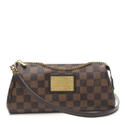 Louis Vuitton Damier Ebene Eva Clutch 1 of 9